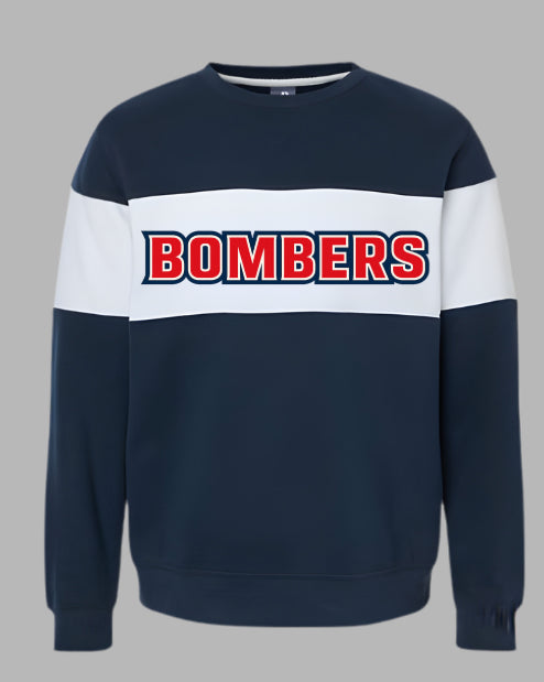 Bombers Stripe Crewneck