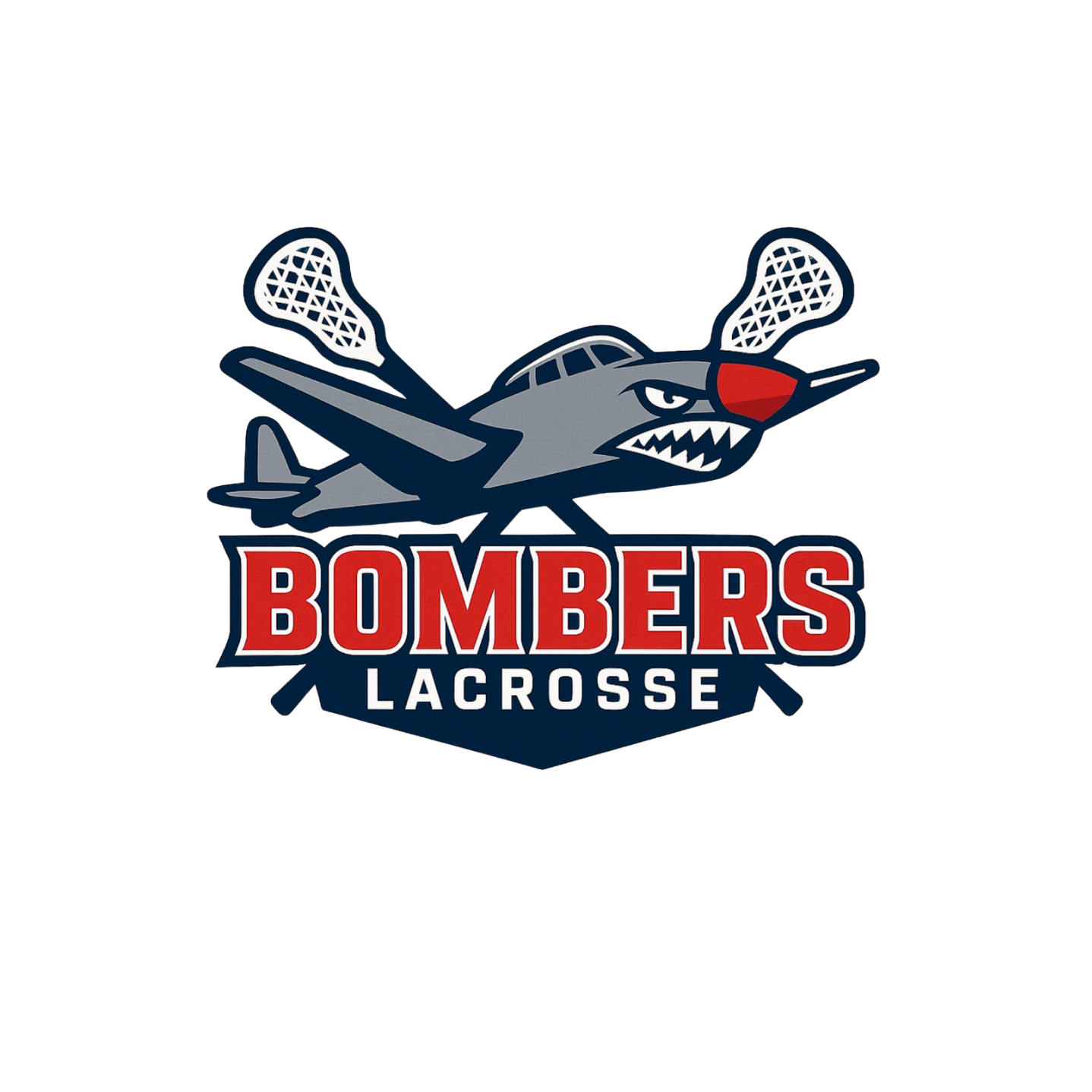 Bombers Lacrosse Logo Shirt